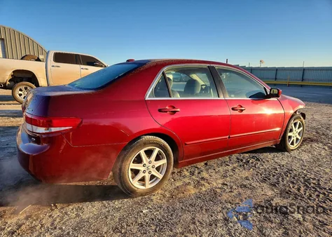 2004 Honda Accord Ex z USA, uszkodzony, nr VIN 1HGCM665X4A072106